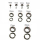 Brass Eyelets with Chrome Plating - (Pack of 100)